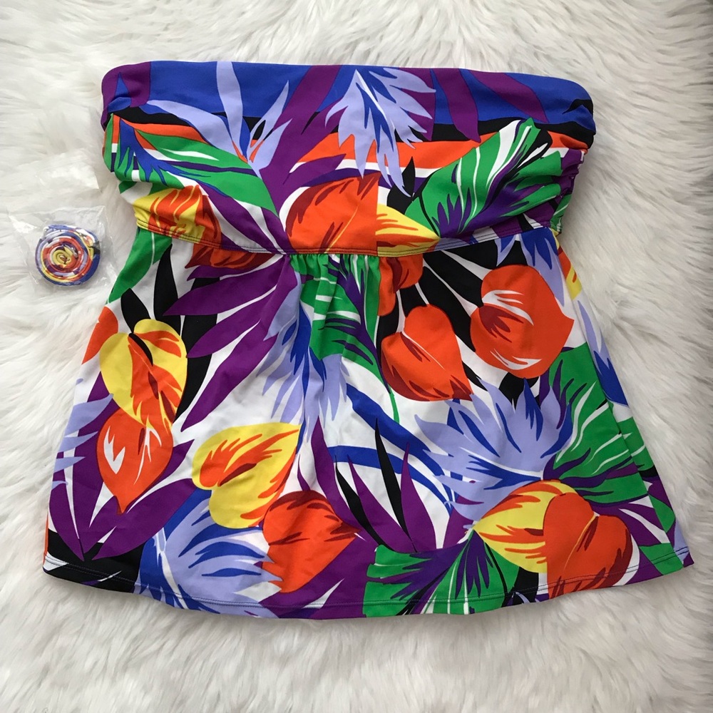 MiracleSuit Tankini Top with Straps Size:42DD